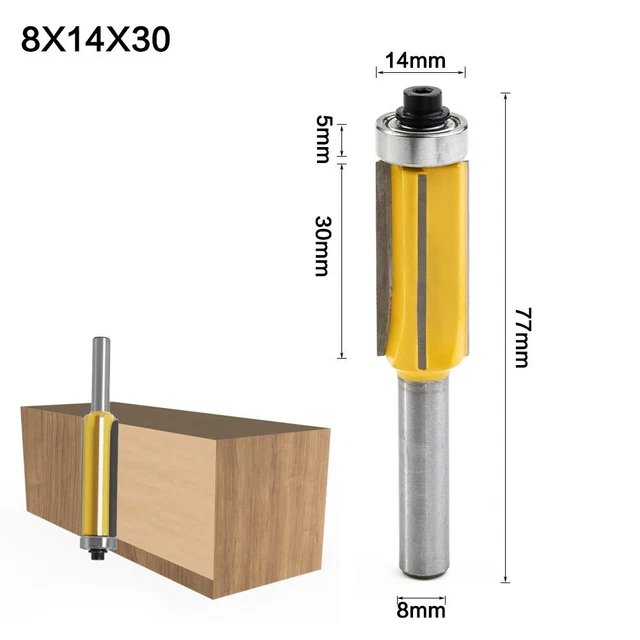 Yonico 51280 Spoilboard-Fräser Für CNC-Maschinen – 7,6 Cm Durchmesser, Mit 4 Wendeschneidern