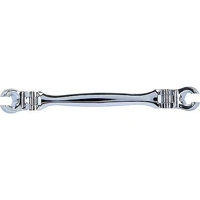 KS TOOLS Llave Doble Anillo Abierta, con Doble Articulación, 10x11mm