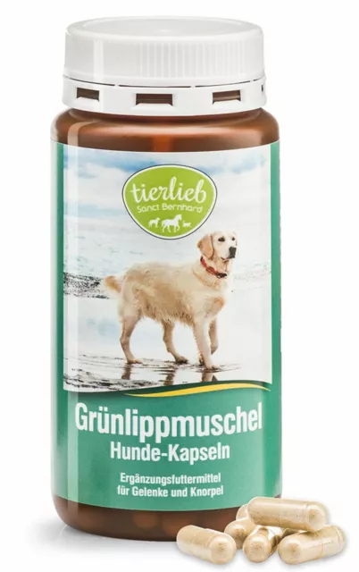 Sanct Bernhard Grünlippmuschel Hunde Kapseln- 150 Kapseln (17,12 EUR/100 g)