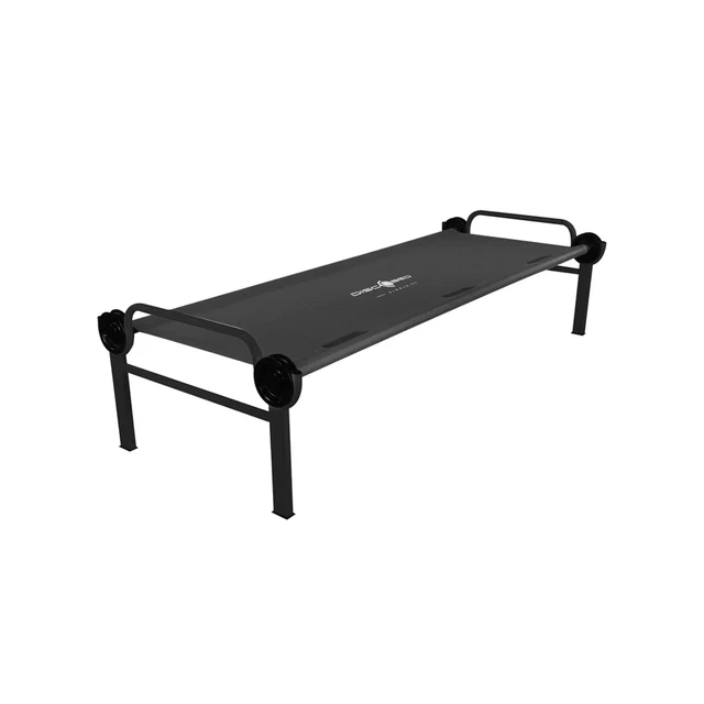 Disc-O-Bed Feldbett Single L schwarz 208x82cm Einzelbett Campingbett Reisebett