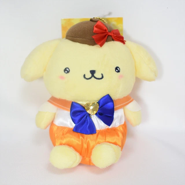 SAILOR MOON ETERNAL x Sanrio Pompompurin Venus Mascot Holder Plush Ball ...