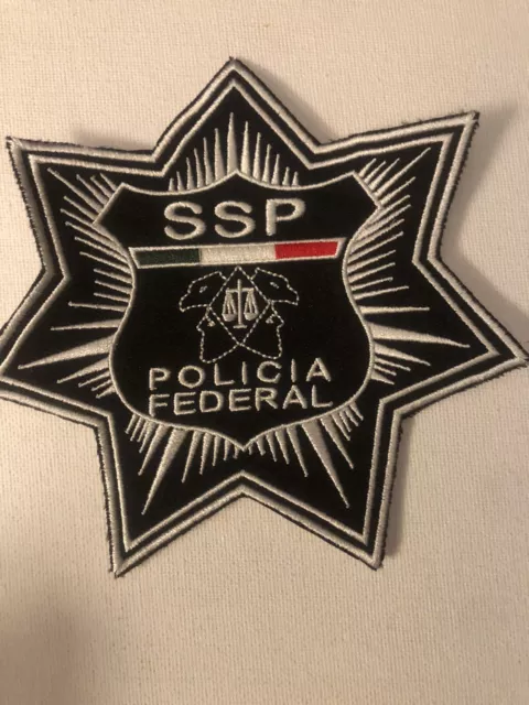 Mexico  Police -    SSP Policia Federal   Mexican  Police Patch