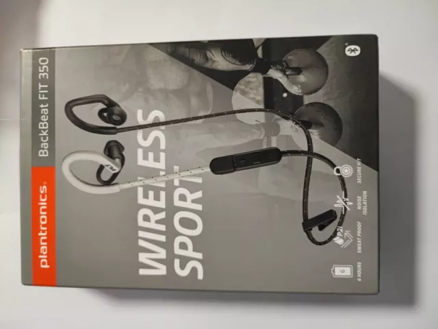 Plantronics BACKBEAT FIT 350 In-Ear Bluetooth Kopfhörer grau/beige