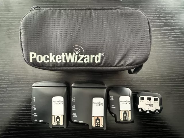 PocketWizard Flex for Canon | 2x Flex TT5 | 1x TT 1 Mini | 1x AC3 - Travel Bag