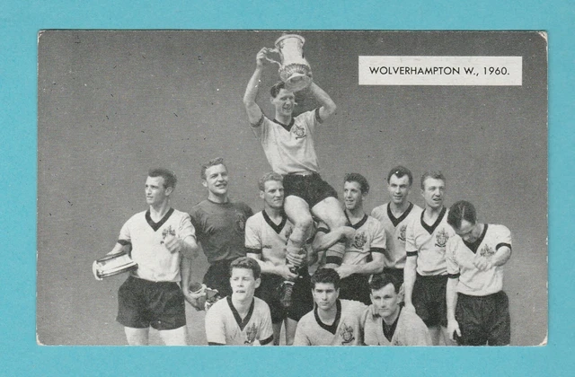Football - D. C. Thomson - Football Team Card - Wolverhampton Of 1960  -  1961