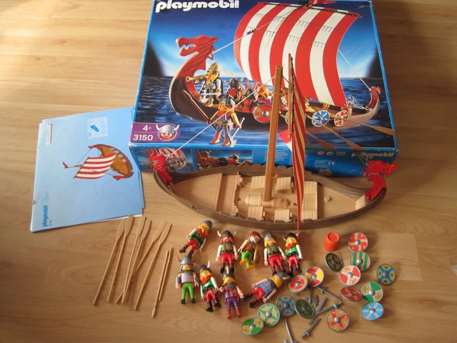 OVP: Playmobil 5390 History Piraten Schiff Spqr Wikinger Segel In