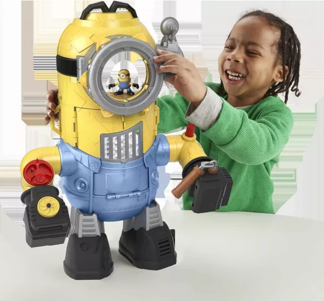 Fisher-Price Imaginext Minions MinionBot, Robot and Playset with Punching Action 2