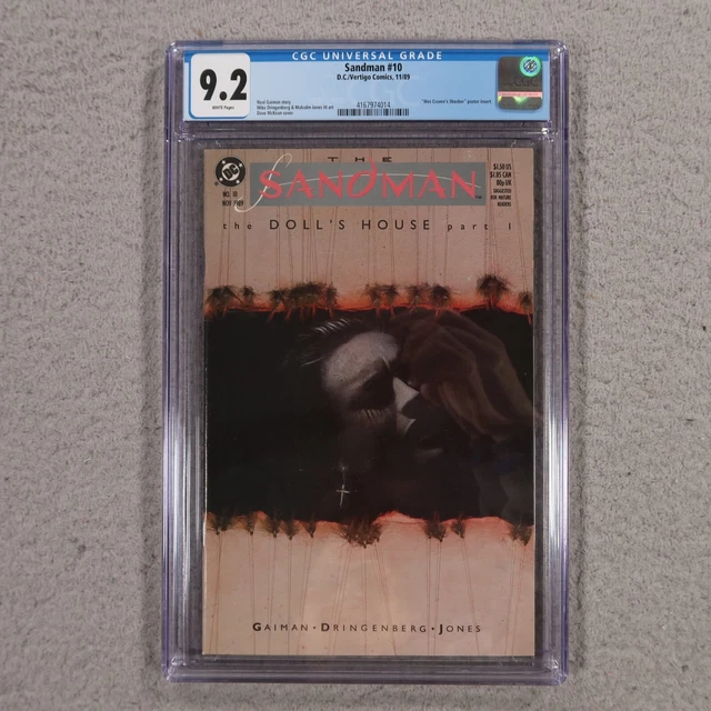 The Sandman #10 1989 1st App of the Corinthian Neil Gaiman DC Netflix CGC 9.2