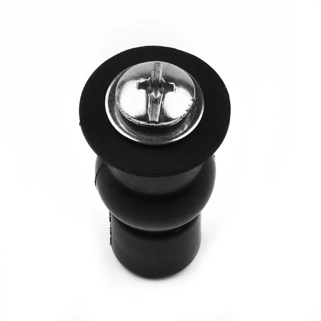 TOILETSEAT TOP FIX Seat Hinge Hole Fixings Well NutScrew Rubber