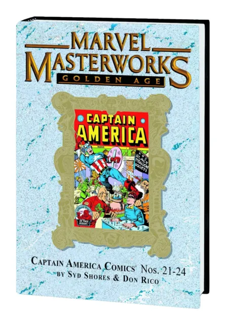 MARVEL MASTERWORKS Timely Golden Age Captain America Vol 6 Hardcover! DM Variant