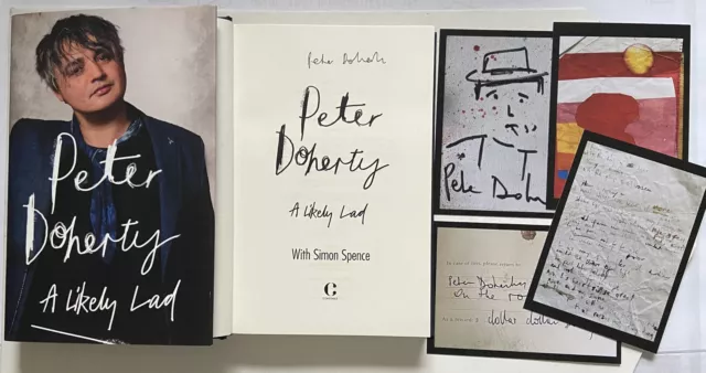 Pete Peter Doherty Signiert Buch Original Unterschrift Signatur Autogramm Signed