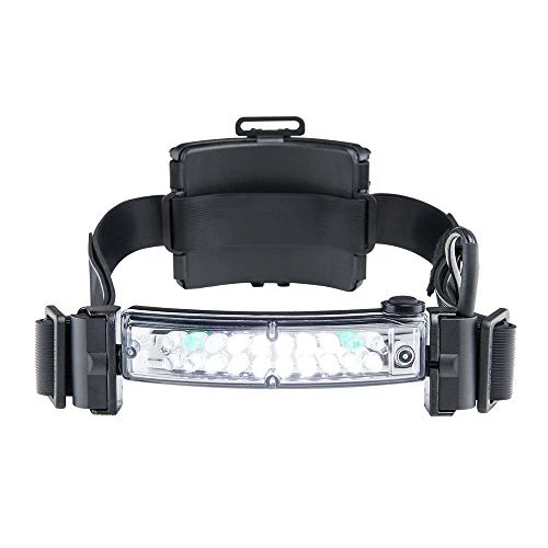 FoxFury Command+LoPro White/Green LED Headlamp/Helmet Light,Fire and Impact Resi