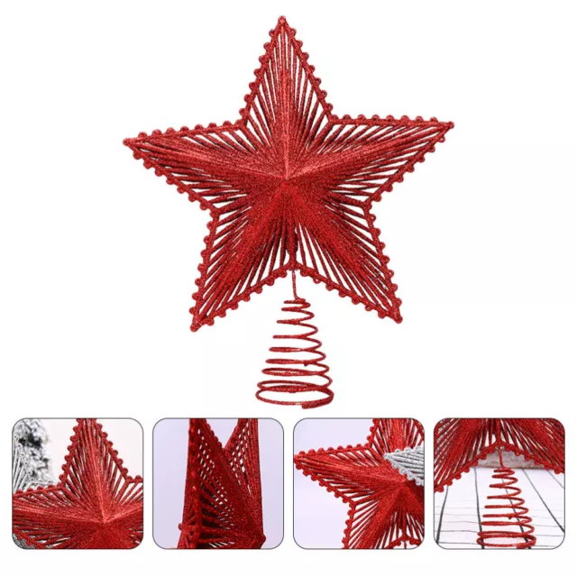 Xmas Tree Decor Christmas Top Star Ornaments for Trees Props