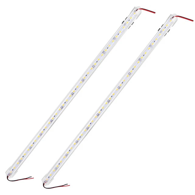 Taben Lot De 4 Bandes LED 30cm 12V SMD 5050 Blanc - Éclairage Voiture Moto Intérieur Extérieur - Étanche