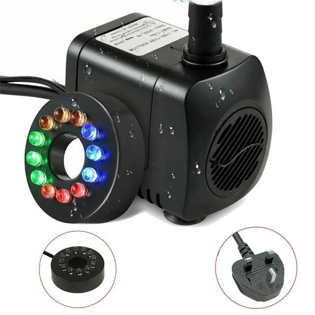800L/H Solar Panel Powered Water Feature Pump Garden Pool Pond Aquarium Fountain