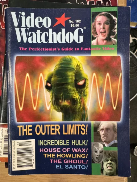 Video Watchdog Magazine Outer Limits Issue Rare # 102