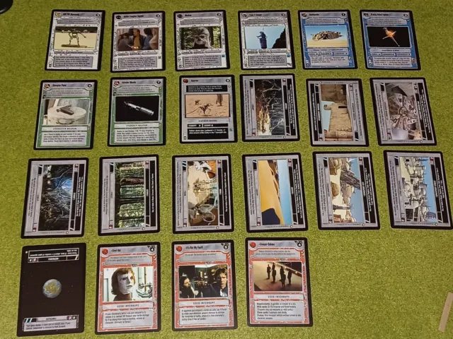 Star Wars Ccg Special Edition Set Of 44 Fixed / Core Cards