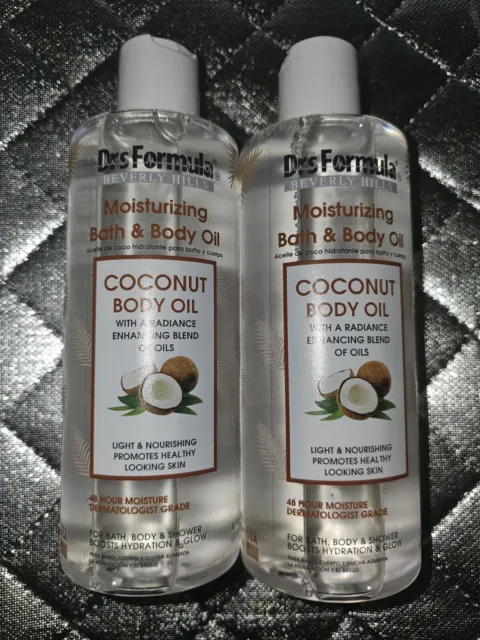 (2)Dr's Formula Moisturizing Bath & Body Oil & Coconut Body Oil 🔥🔥🔥