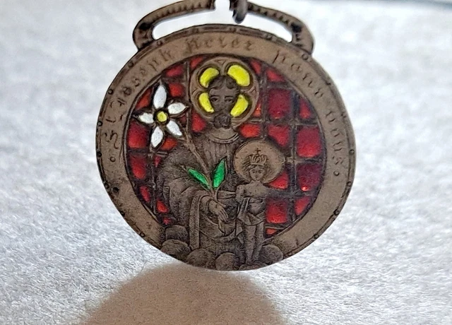 Médaille/Fob Football Argent Massif Et Émail - Poinçon Chester 1923 - 10g