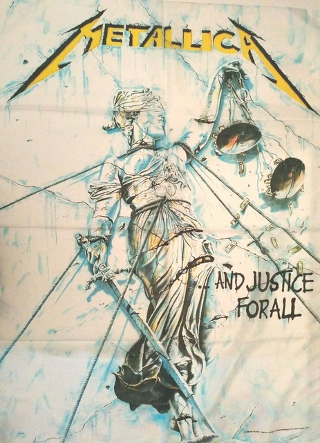 Drapeau Metallica '...And Justice For All' - Référence Dr1metal1 - Neuf
