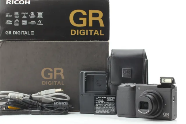 All works! [MINT in BOX] Ricoh GR DIGITAL II 10.1MP Digital Camera From JAPAN