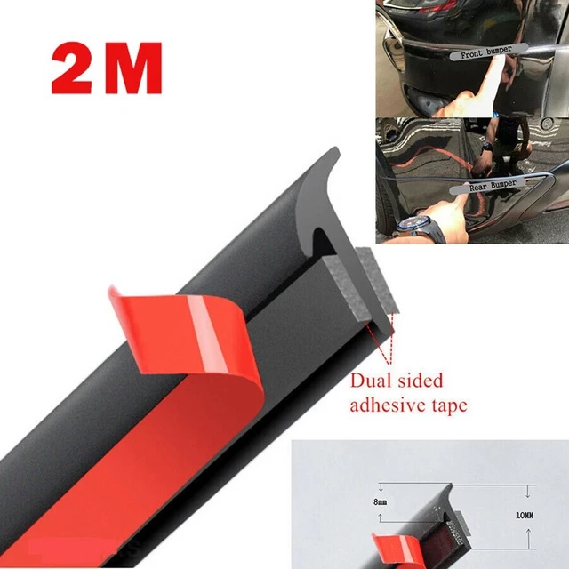 Weatherstrip Sealing Strip Fender For Car Front Rear Bumper Rubber New