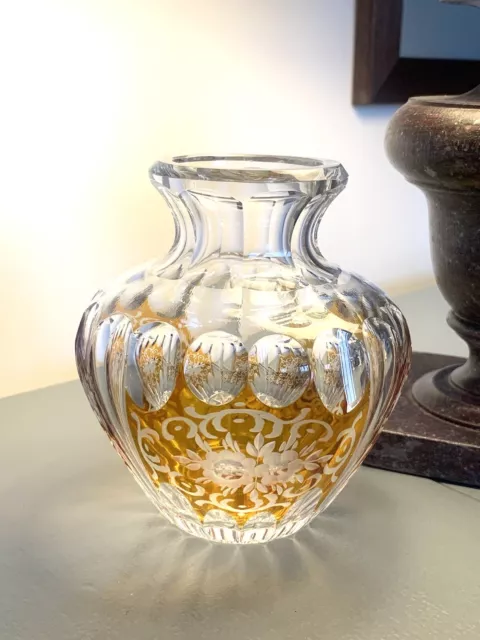 Petit Vase En Cristal De bohème