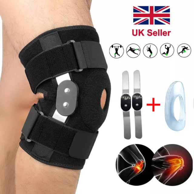 Dual Hinged Knee Guard Arthritis Support Brace Strap Wrap Support Stabilizer GYM