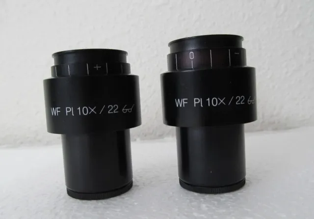 Motic Microscope Binocular Eyepieces, WF PL 10X / 22, (Pair) 30mm - from AE31