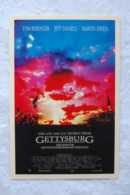 Gettysburg Lobby Card Movie Poster Tom Berenger Jeff Daniels Martin Sheen
