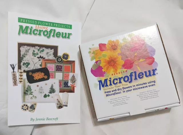 Microwave Oven Flower Press