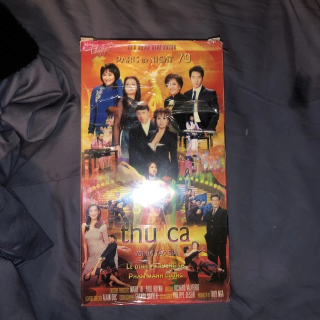 Paris By Night 70, Thu Ca, 2003 Thuy Nga, Vietnamese Music VHS, 3 Tapes (029-9)