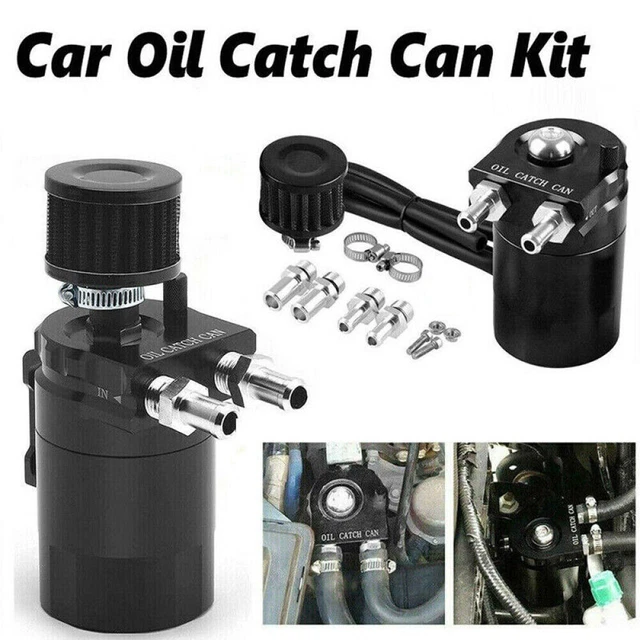 Serbatoio auto olio cattura serbatoio alluminio filtro oil can contenitore di raccolta raccoglitore olio contenitore olio 300 ml