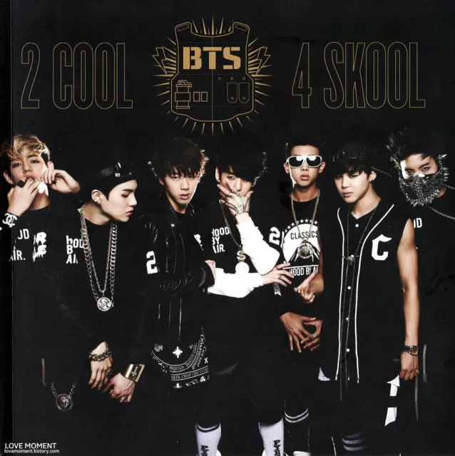 BTS - [2 COOL 4 SKOOL] 1st Single Album CD+Fotobuch K-POP Sealed Bangtan Boys 2