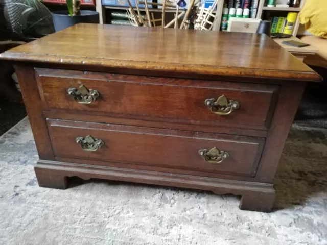 Titmarsh & Goodwin Antique Oak Furniture, 4 Items, TV Cabinet, Hall Table, Nest