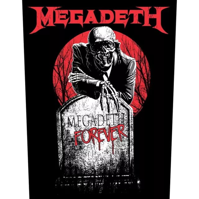 Megadeth - "Tombstone" - Large Size - Sew On Back Patch - Officially Licensed