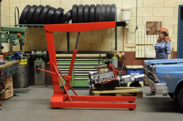 Équilibreur/positionneur De Moteur 2 Tonnes (4000 Lb) - Pour Grue D'atelier, Rouge