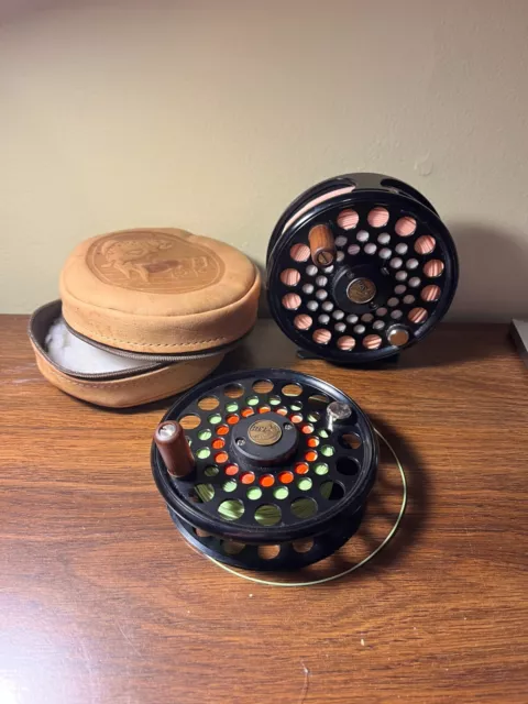 CAYUGA STH FLY Fishing Reel Size L with Spare Spool and Case Both