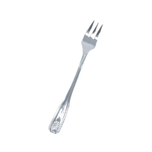 Thunder Group SLSS008 Sea Shell Stainless Steel Oyster Fork - 1 Doz