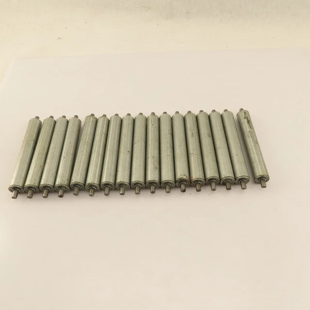 3/4" OD 4-7/8" Between Frame 1/4" Axle Gravity Conveyor Roller Lot Of 17