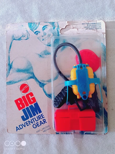 Big Jim Série Aventure - Tenue De Plongée Mattel Réf.5434 - Neuve Sous Blister