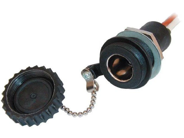 Prise allume-cigare - 16A - Noir - Etanche IP67