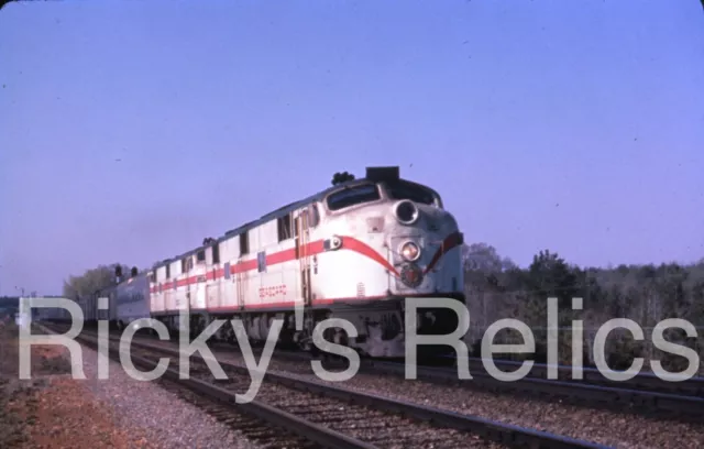 Duplicate Slide SAL #3021 EMD E7A Seaboard Air Line Millbrook NC 1960 Action
