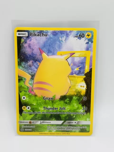 Pokemon Pikachu Gnaw Van Gogh Card