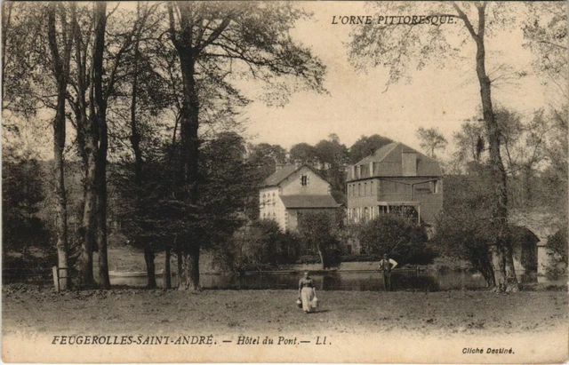 CPA Feugerolles Saint-Andre Hotel du Pont FRANCE (1054343)