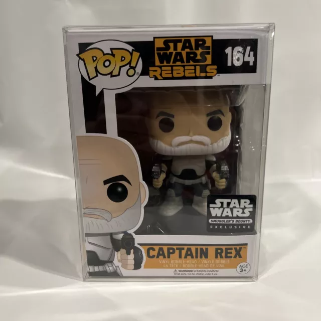 Funko POP! Star Wars Rebels #164 CAPTAIN REX Smuggler's Bounty Exclusive Vaulted