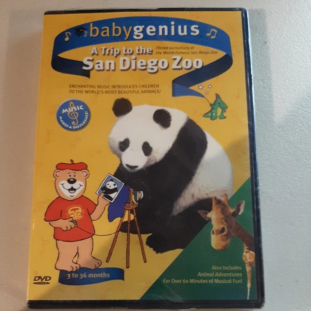 Babygenius a trip to the san diego zoo 3 to 36 months on dvd