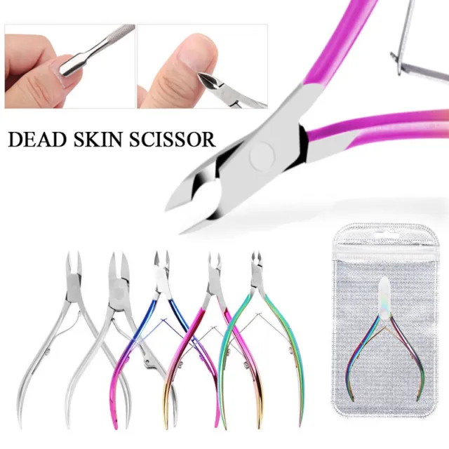 Schere Nagelhautzange Nagelwerkzeuge Cut Dead Skin Cutter Maniküre Pediküre ^ ∑