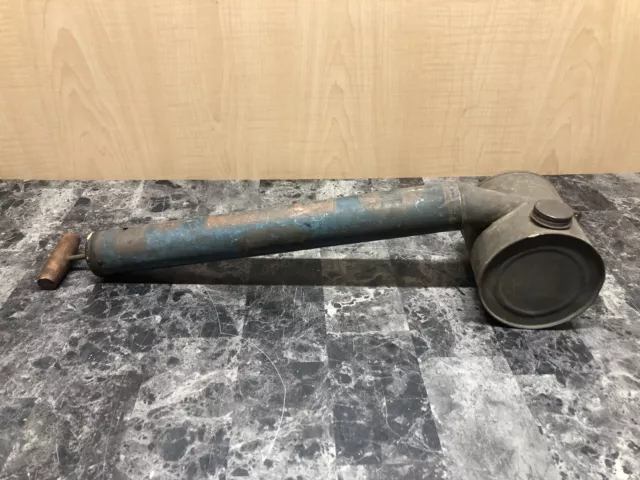 Vintage Acme Sprayer Duster Antique Pump Operated Wood Handle Metal Tank