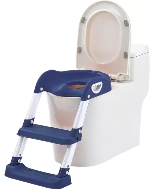 ASPIRE UK® Potty Training Toilet Seat with Step Stool Ladder for Kids Children